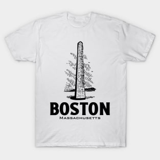 Boston Skylines Sketch T-Shirt